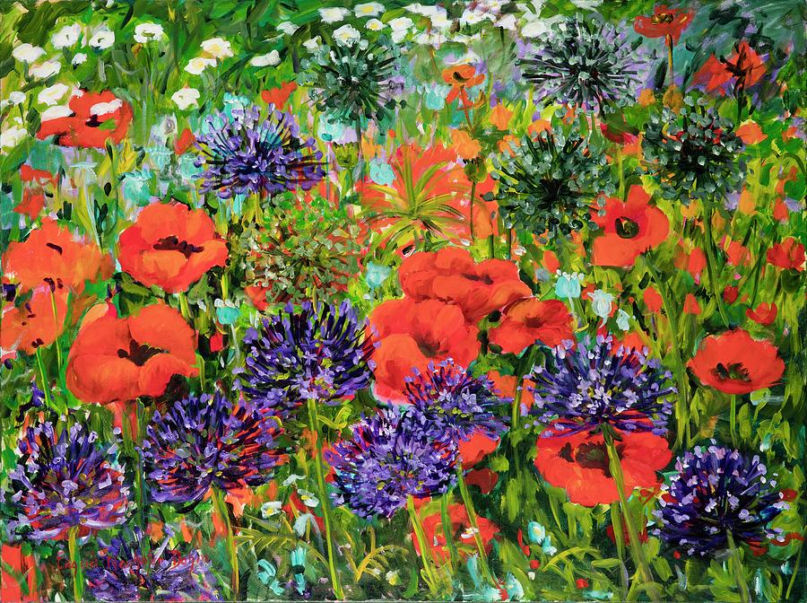 Red Poppies Painting by Ingrid Dohm