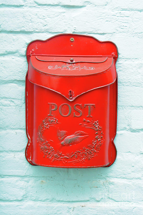 Red post box Photograph by Tom Gowanlock