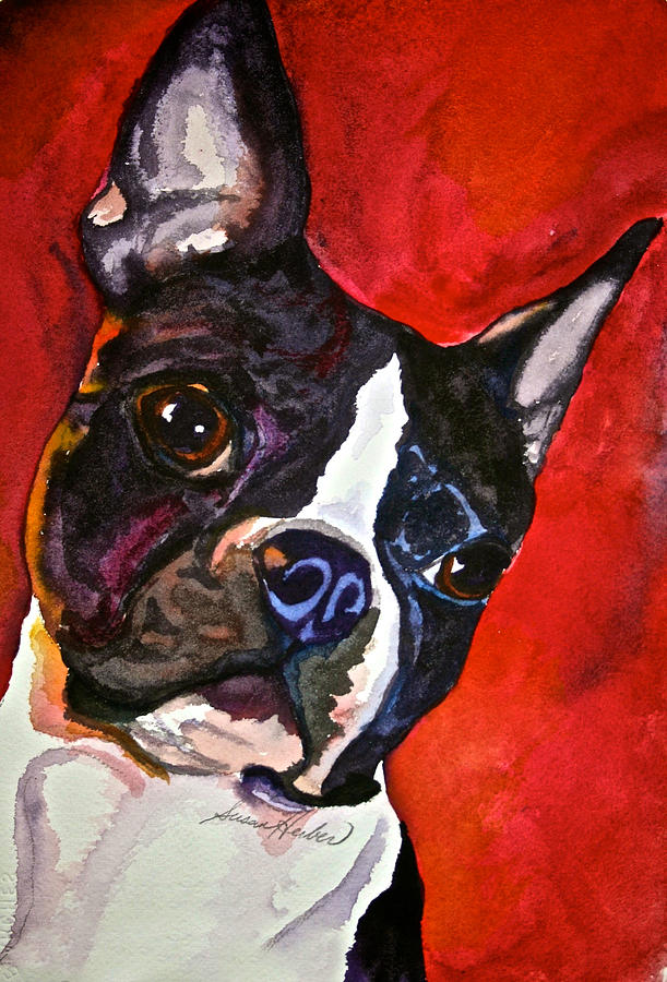 Red Rascal Painting by Susan Herber