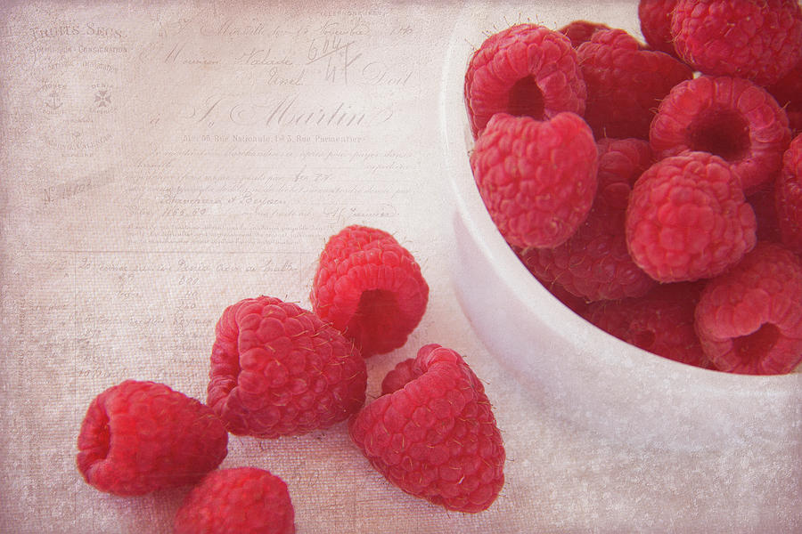 Red Raspberries Photograph by Cindi Ressler