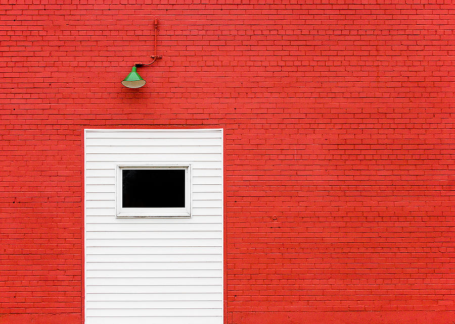 Red, Red Wall Photograph by Todd Klassy