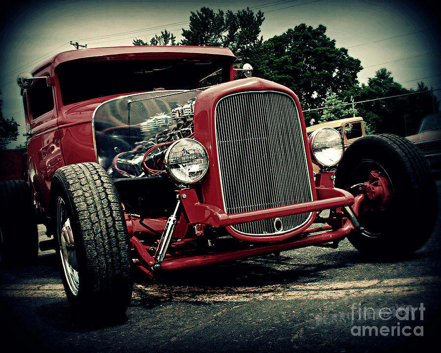 Red Ride Photograph by Perry Webster