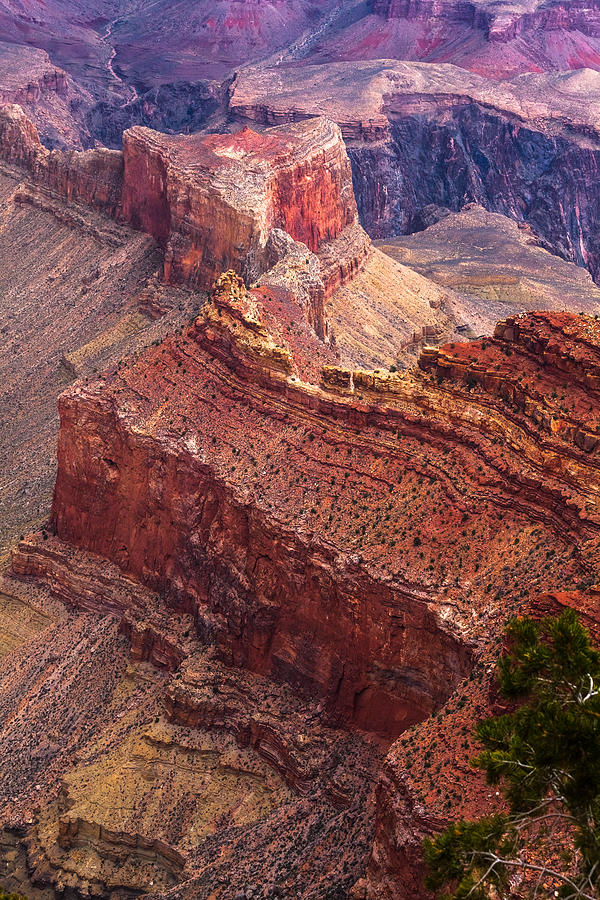 Red Ridge At The Canyon Photograph