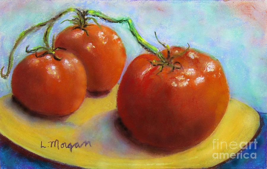 Red Ripe and Ready Painting by Laurie Morgan