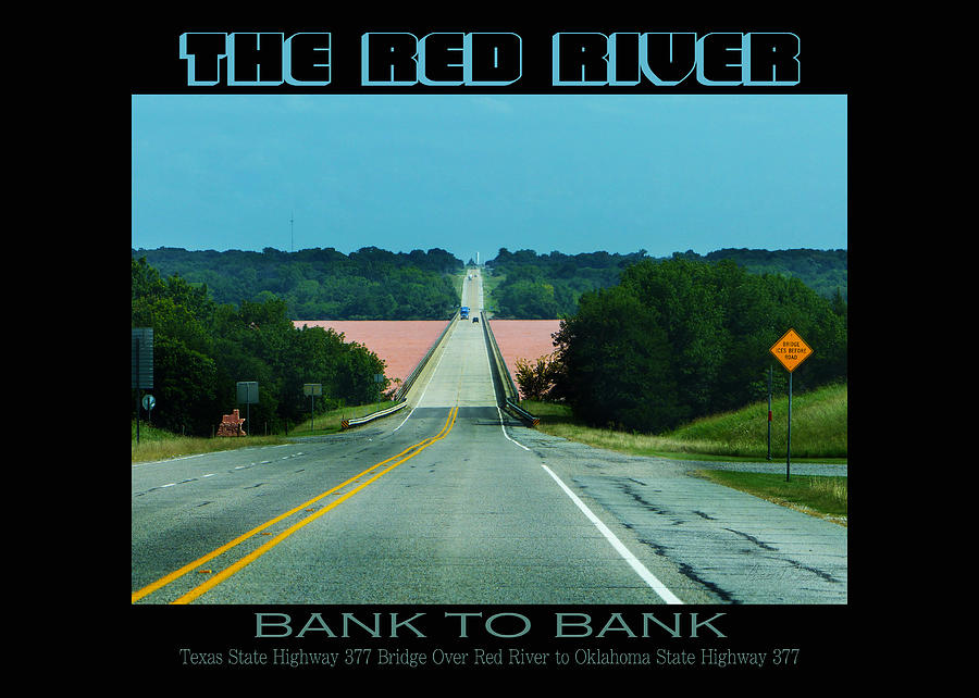 Red River Crossing Photograph by Robert J Sadler