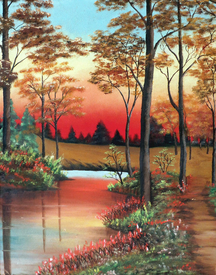 Red River Painting by John Wolfersberger - Fine Art America