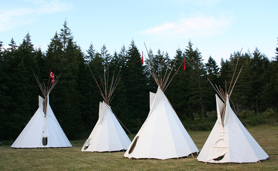 Red River West Metis Tepee Photograph by Sherry Leigh Williams