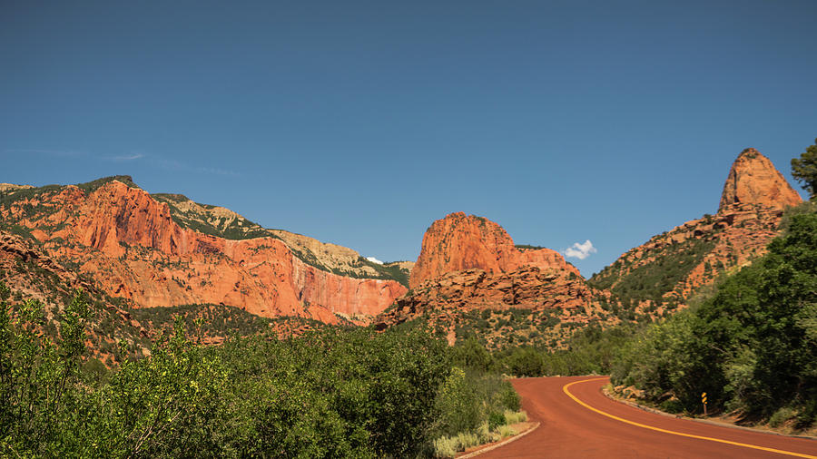 Red Road Kolob Canyons Zion National Park Utah Photograph by Lawrence S Richardson Jr