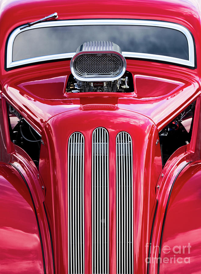 Red Roadster Photograph by Tim Gainey