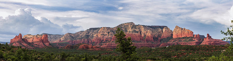 Red Rock and Blue Skies Photograph by Ron McGinnis