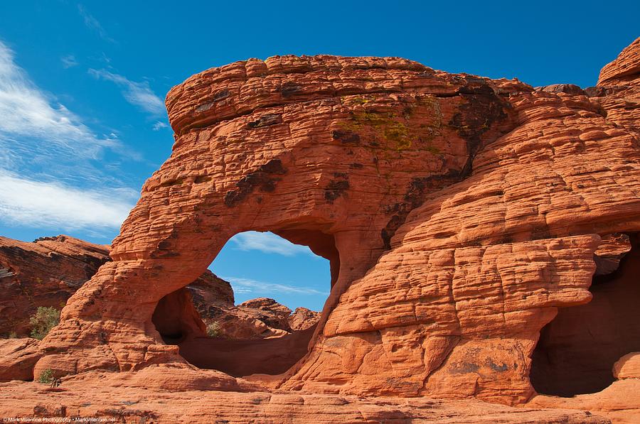 Red Rock Arch Photograph by Mark Valentine