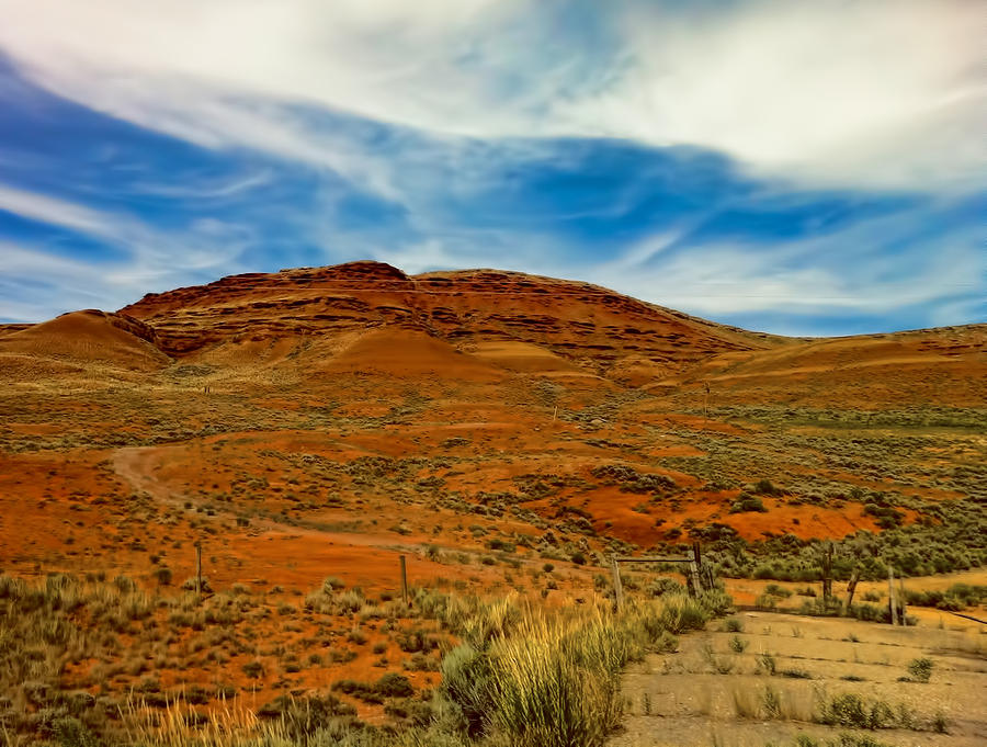 Red Rock Buttes of Wyoming  Photograph by Ginger Wakem