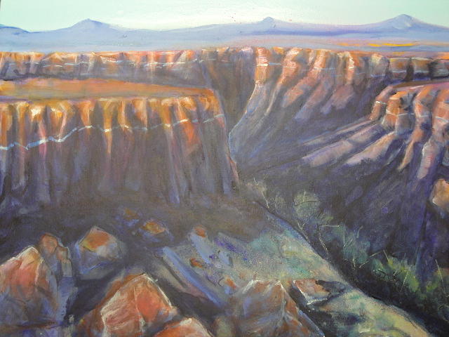 Red Rock Canyon 2 Painting by Steven Holder