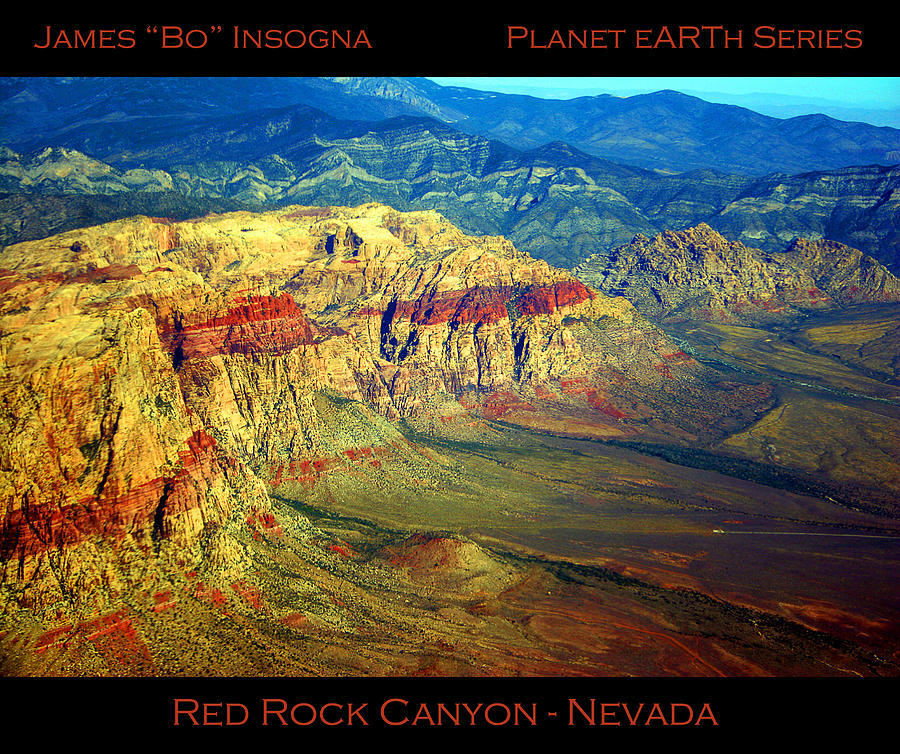 Red Rock Canyon Poster print Photograph by James BO Insogna