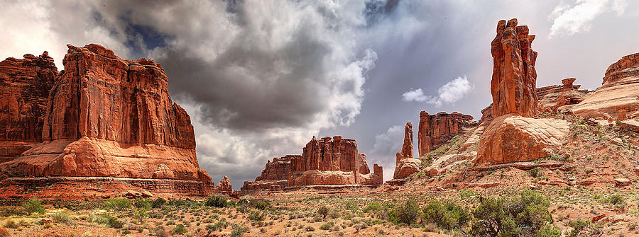 Red Rock Country in Canyonlands and  Arches National Park Photograph by OLena Art by Lena Owens - Vibrant DESIGN