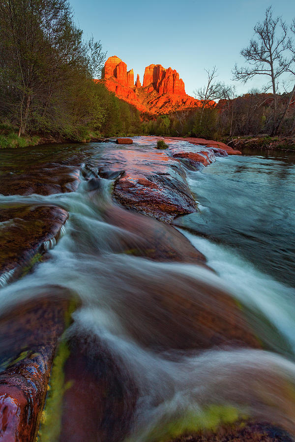 Waterfall Photograph - Red Rock Creek by Darren White
