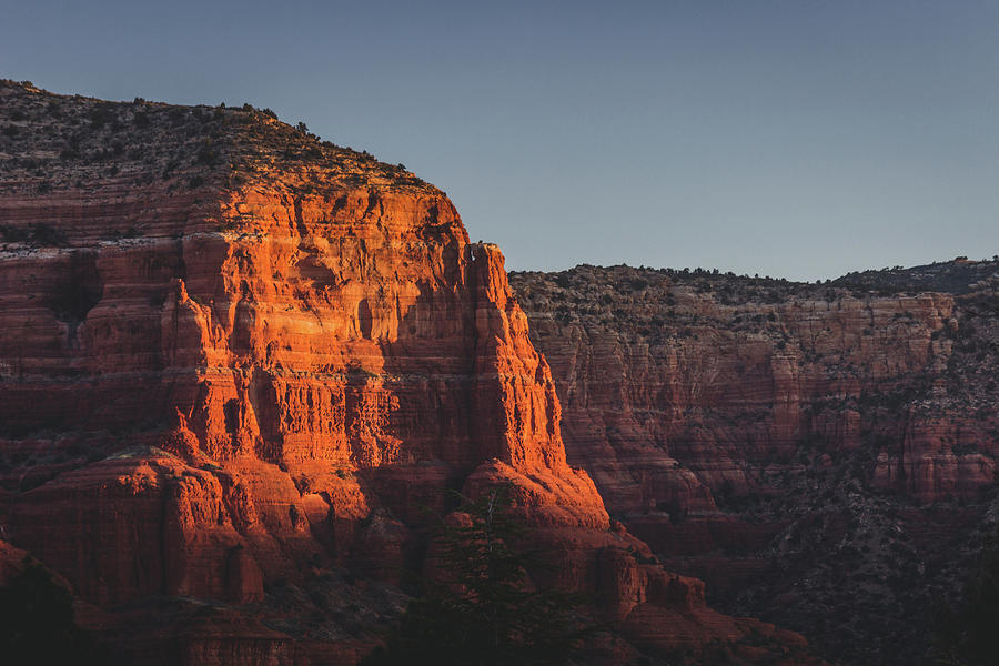 Red Rock Formations at Sunrise Photograph by Andy Konieczny