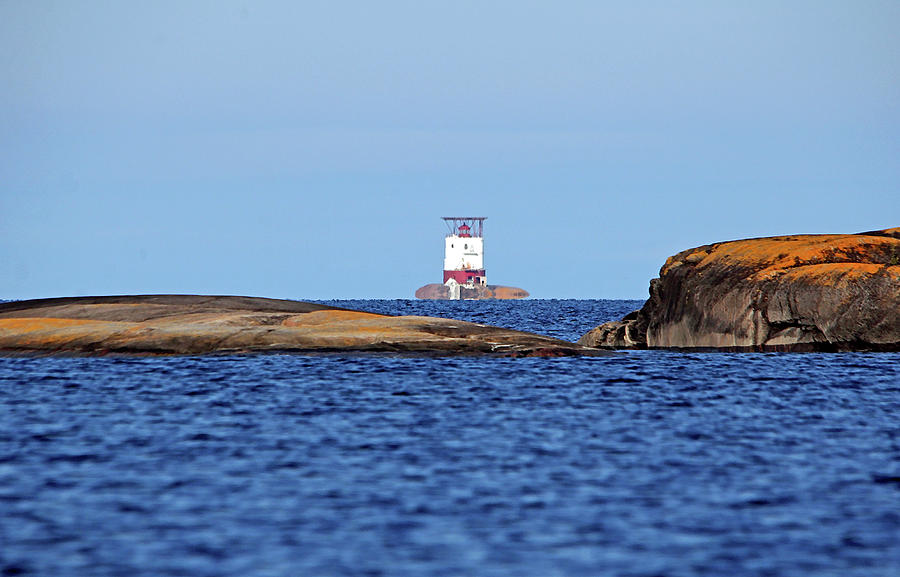 Red Rock Lighthouse Georgian Bay Photograph by Debbie Oppermann