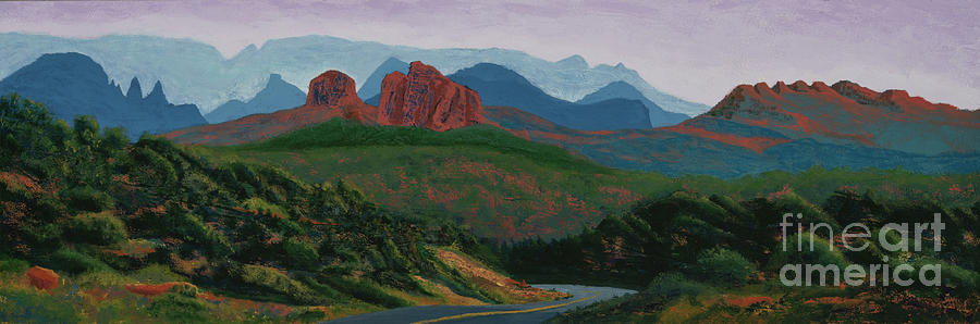 Red Rock Loop Road Sedona Painting by Garry McMichael