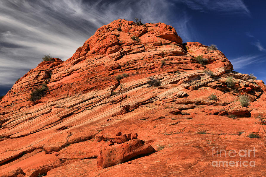 Abstract Photograph - Red Rock Mountainscape by Adam Jewell