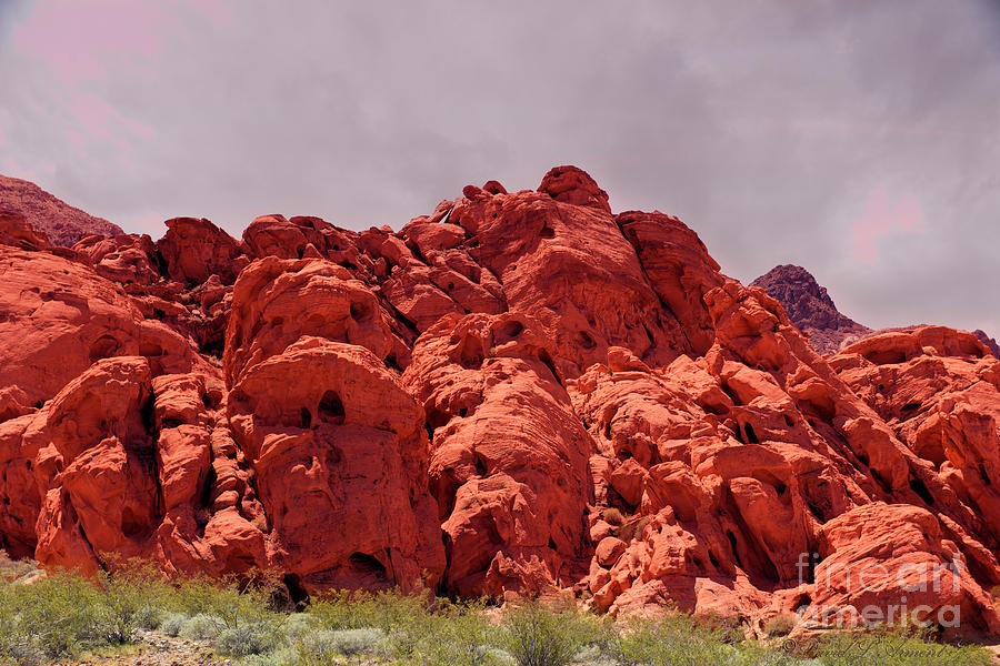 Red Rock near Henderson Nevada Photograph by David Arment