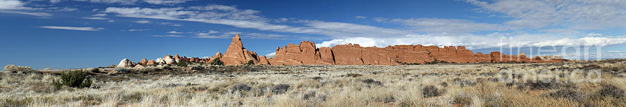Red Rock Panorama II Photograph by Mary Haber