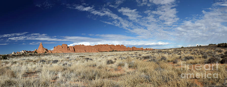 Red Rock Panorama  Photograph by Mary Haber