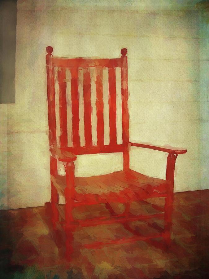 Red Rocker Photograph by Bellesouth Studio