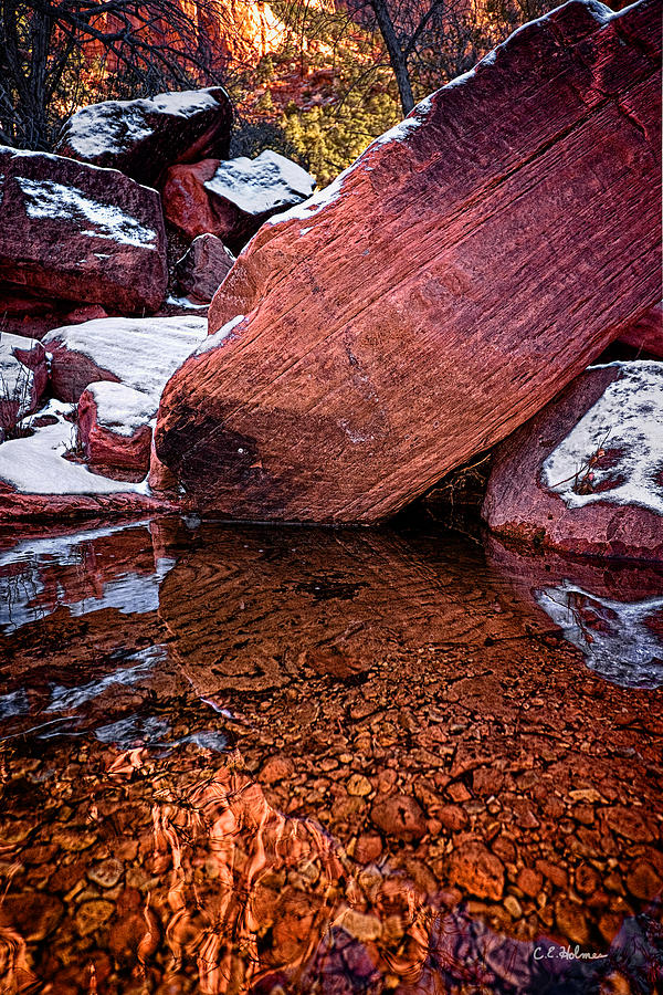 Nature Photograph - Red Rocks by Christopher Holmes