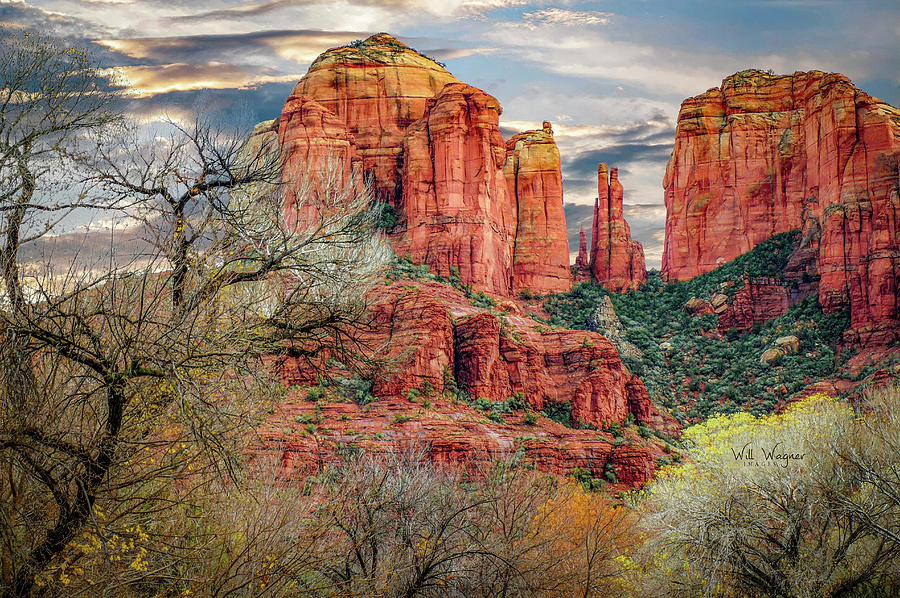 Red Rocks in the Fall Photograph by Will Wagner
