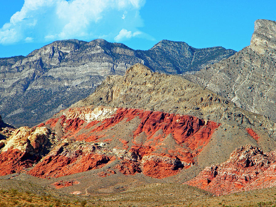 Red Rocks Nevada Photograph by Frank Wilson