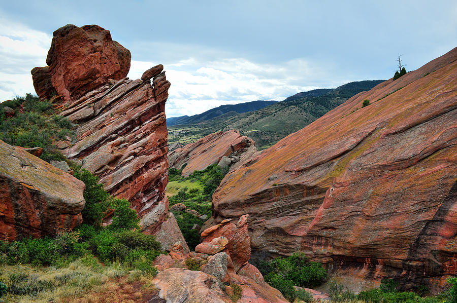 Red Rocks Park Colorado - photography Photograph by Ann Powell