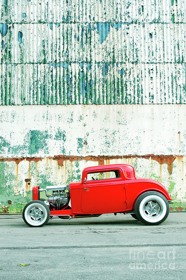 Red Rod Coupe Photograph by Tim Gainey