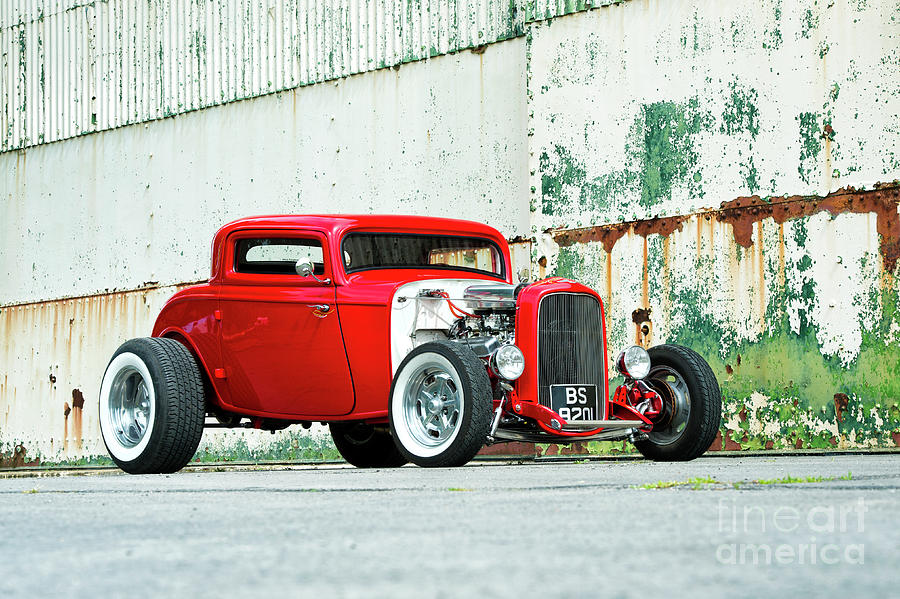 Car Photograph - Red Rod by Tim Gainey
