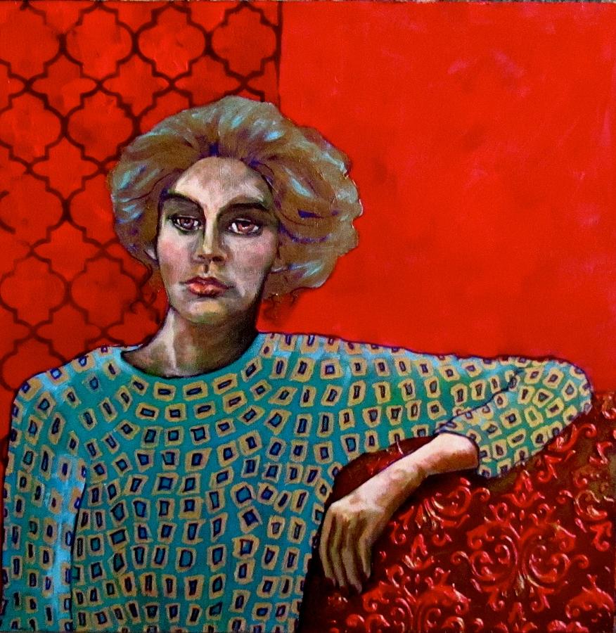 Red Room Painting by Barbara OToole
