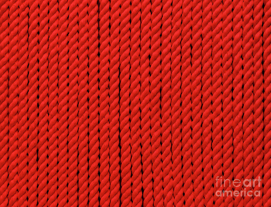 Red rope Photograph by Michal Boubin - Fine Art America