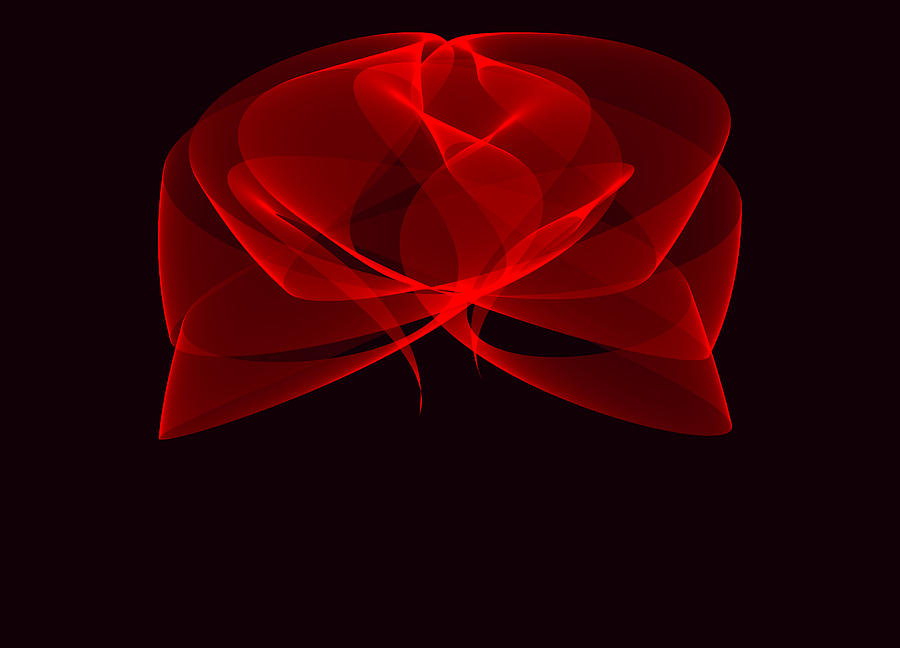 Red Rose Digital Art by Anand Swaroop Manchiraju
