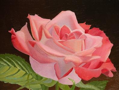 Rose Painting - Red Rose by Thaw Malin III Rose Painting - Red Rose by Thaw Malin III