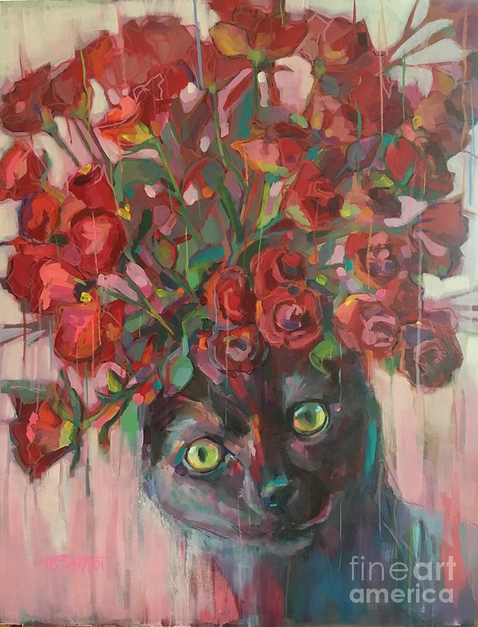 Rose Painting - Red Roses by Kimberly Santini