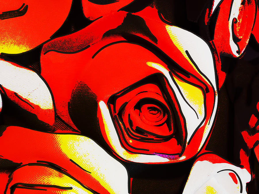 Red Roses Digital Art by Steve Taylor