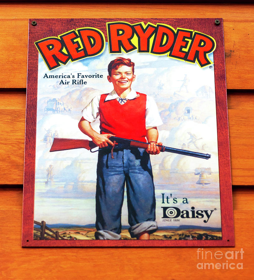 Vintage Red Ryder Poster  Photograph by John Rizzuto