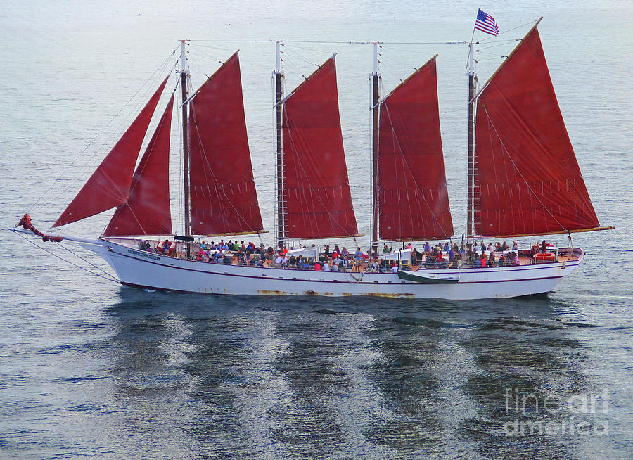 Red Sails Photograph by Randall Weidner