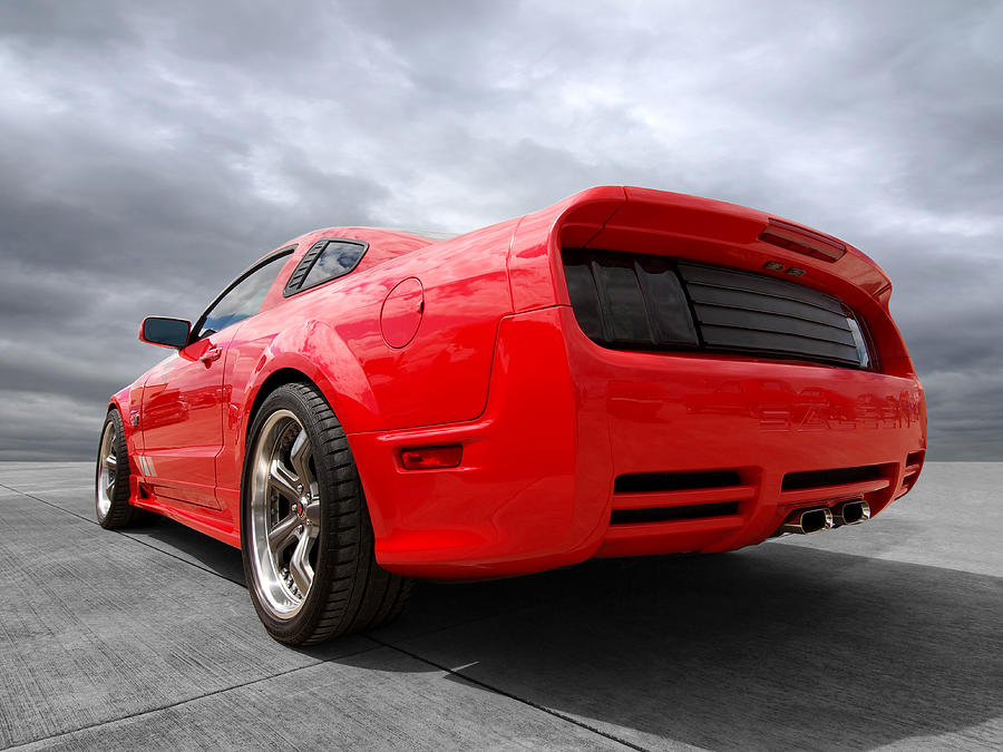 Red Saleen S281 Mustang Rear Photograph by Gill Billington