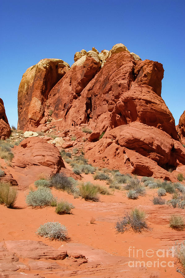 Red Sandstone Formation Photograph by Bob Phillips