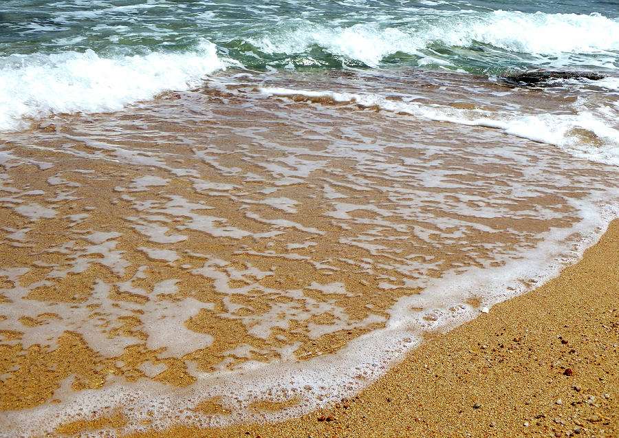 Red Sea Meets The Beautiful Sandy Beach 2 Photograph by Johanna Hurmerinta