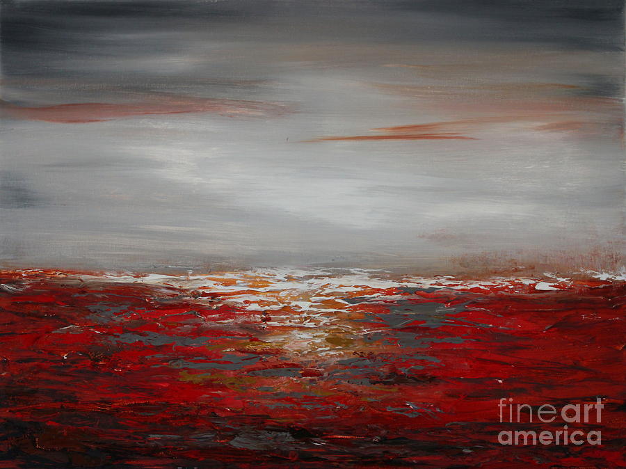 Red Sea Painting by Preethi Mathialagan