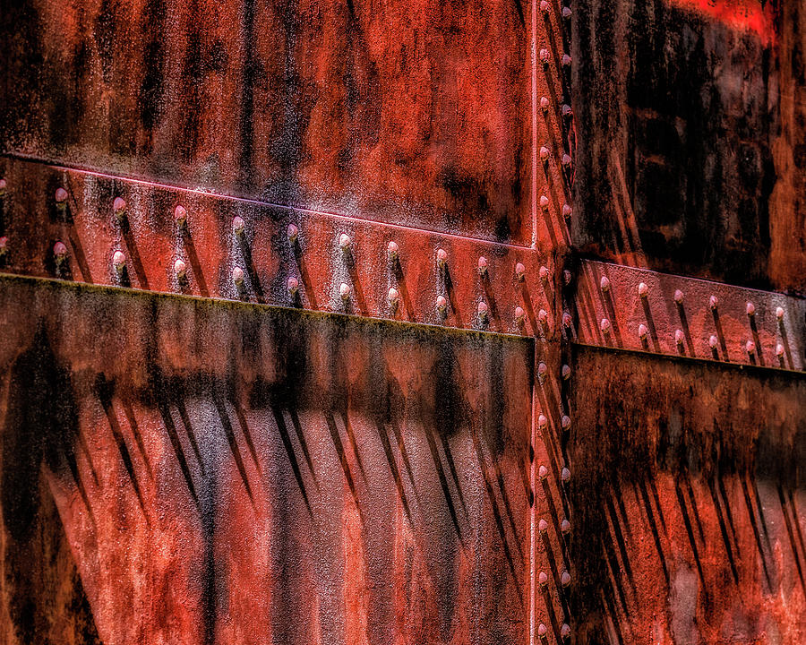 Abstract Photograph - Red Shadows by James Barber