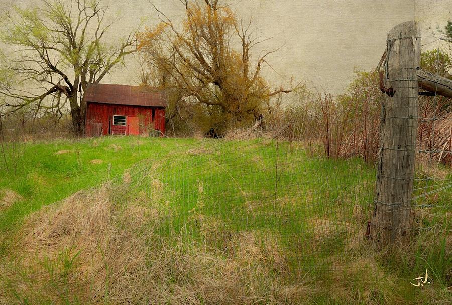 Red Shed Photograph by Jim Vance