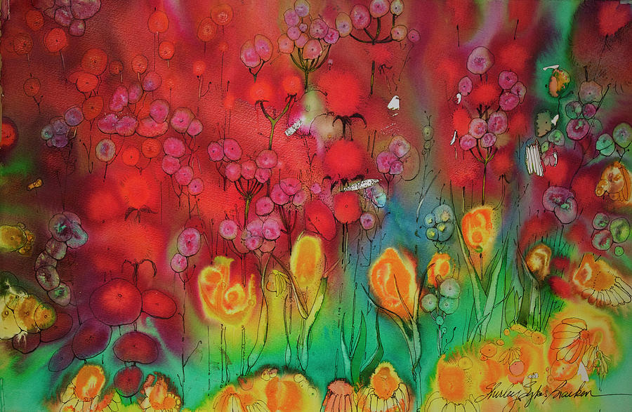 RED Painting by Shirley Sykes Bracken