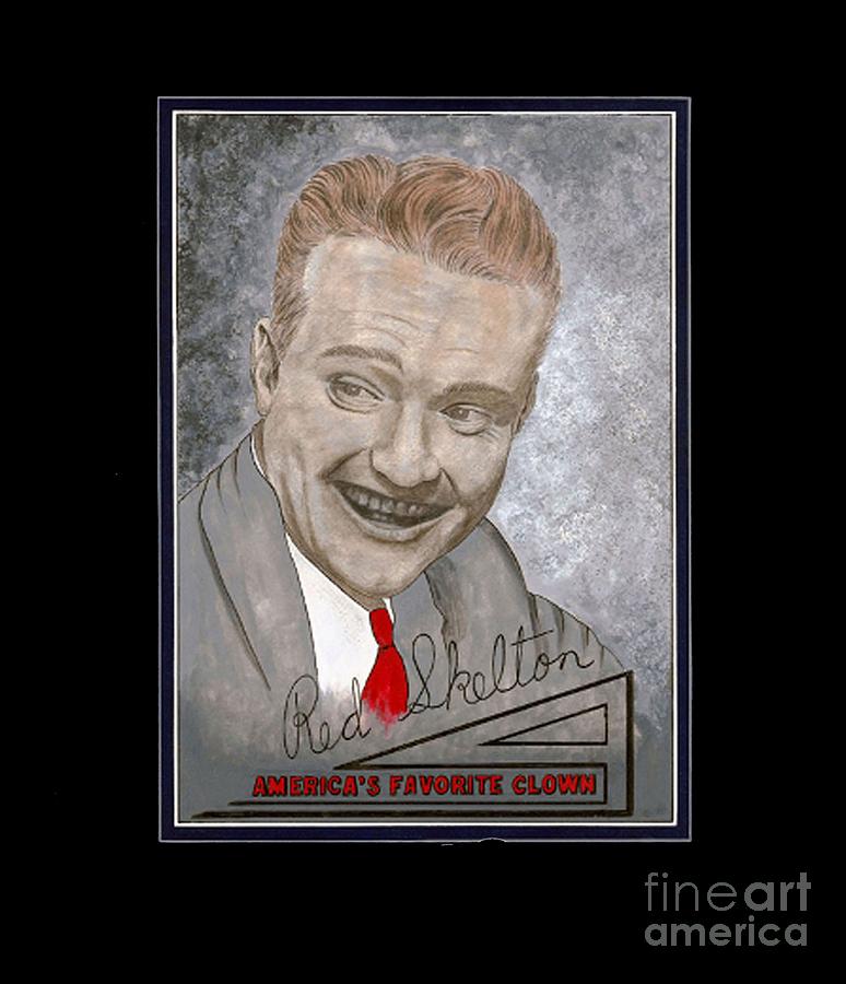 Red Skelton Painting by Herb Strobino